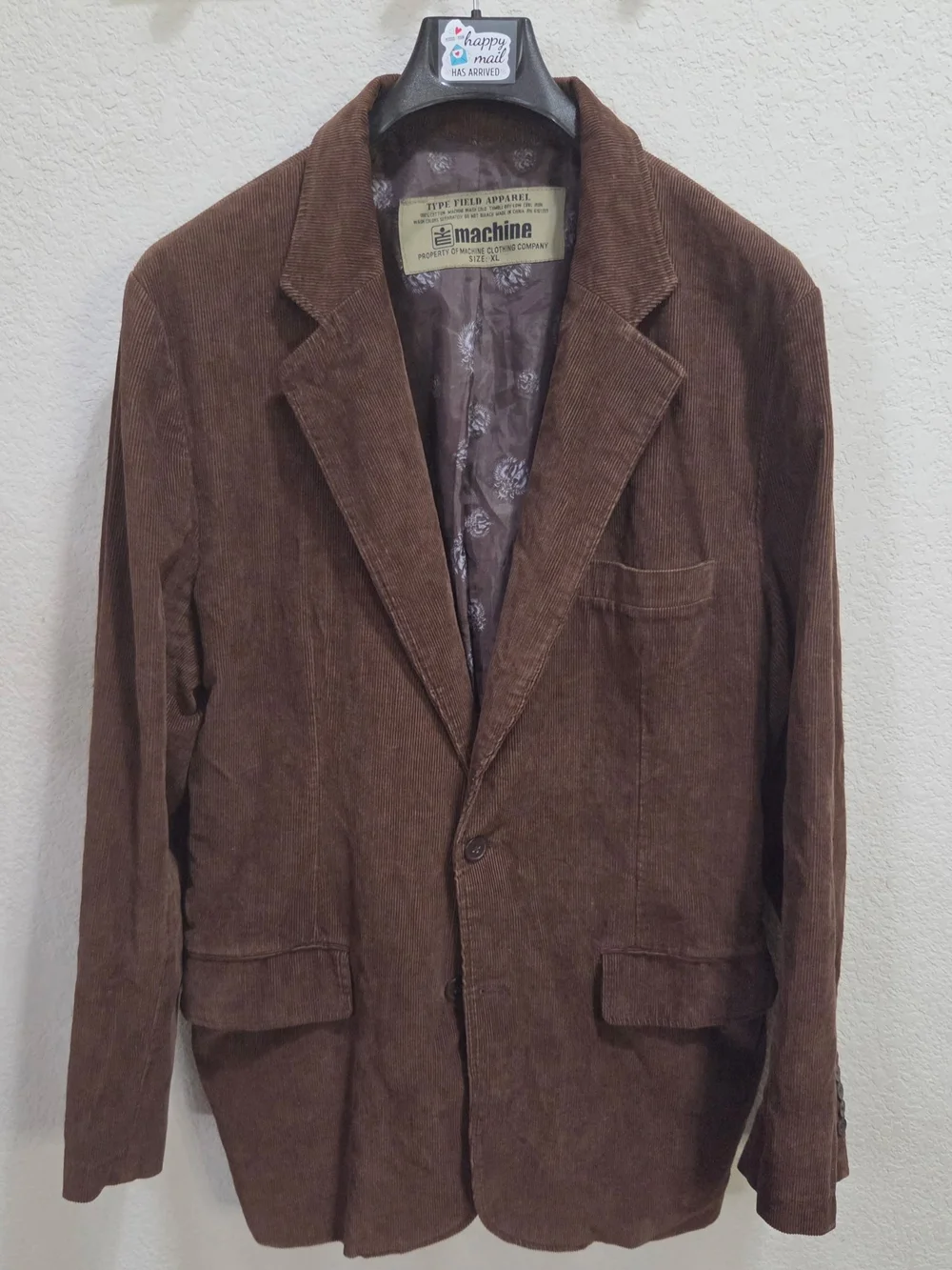 Machine Brown Corduroy Sport Coat